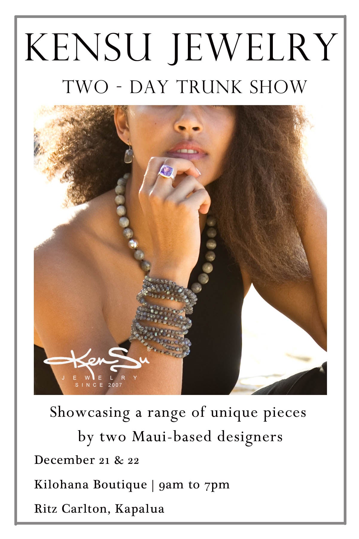 KenSu Jewelry Maui @ the 
