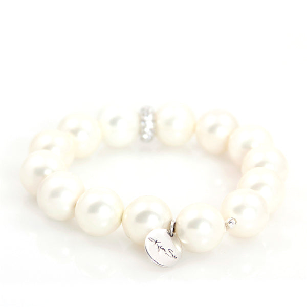 KenSu Jewelry Pearl Bracelet Hand Made Jewelry